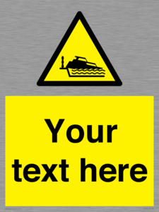 Custom warning grounding cruiser on lock cill